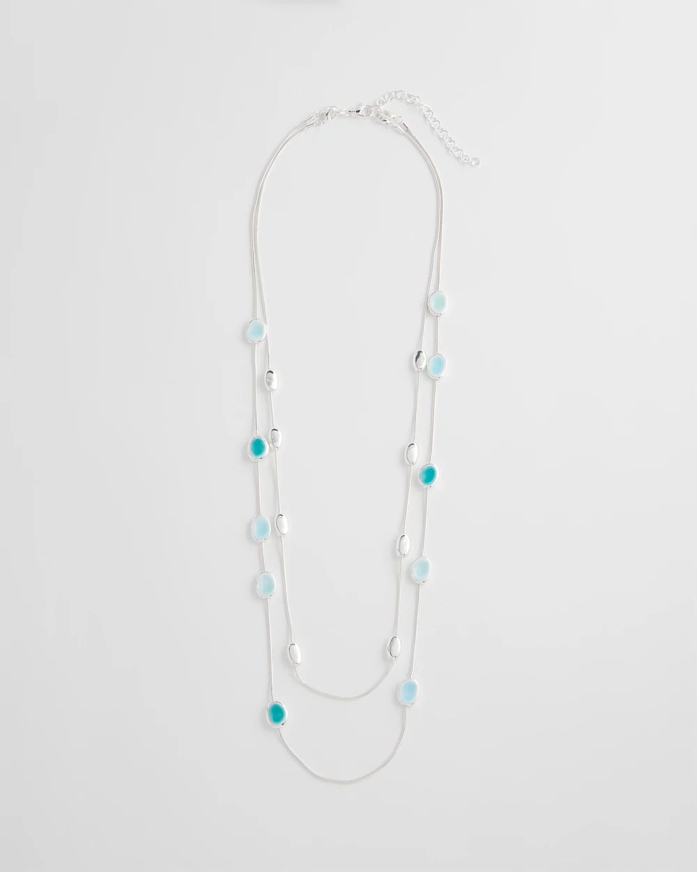 Convertible Silver Tone Necklace