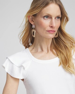 Layered Cap Sleeve Tee click to view larger image.