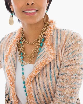 Textured Bonnie Fringe Cardigan
