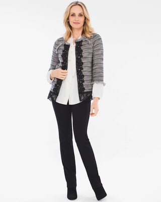 Lace Tweed Cardigan