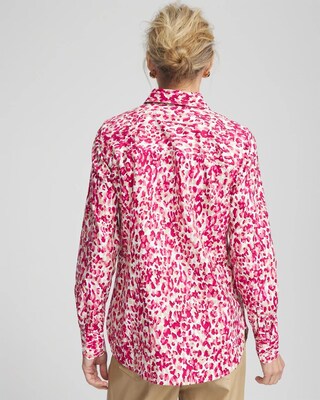 No Iron™ Leopard Print Shirt click to view larger image.