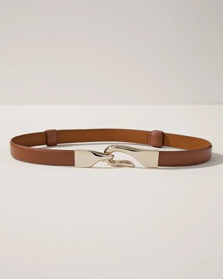 Leather Adjustable Hook Belt