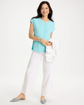 Refined Button Tee click to view larger image.