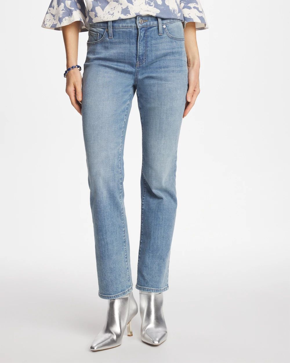 Girlfriend Cropped Flared Jeans