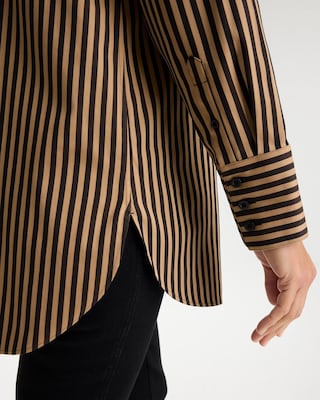 No Iron™ Stretch Striped Tunic click to view larger image.
