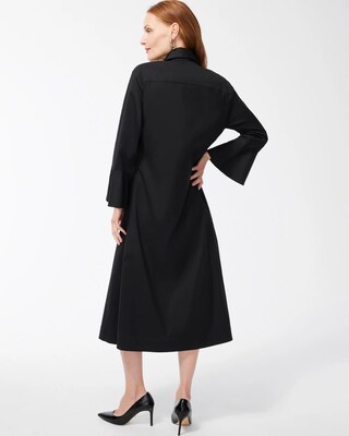 Black Label Poplin Shirt Dress