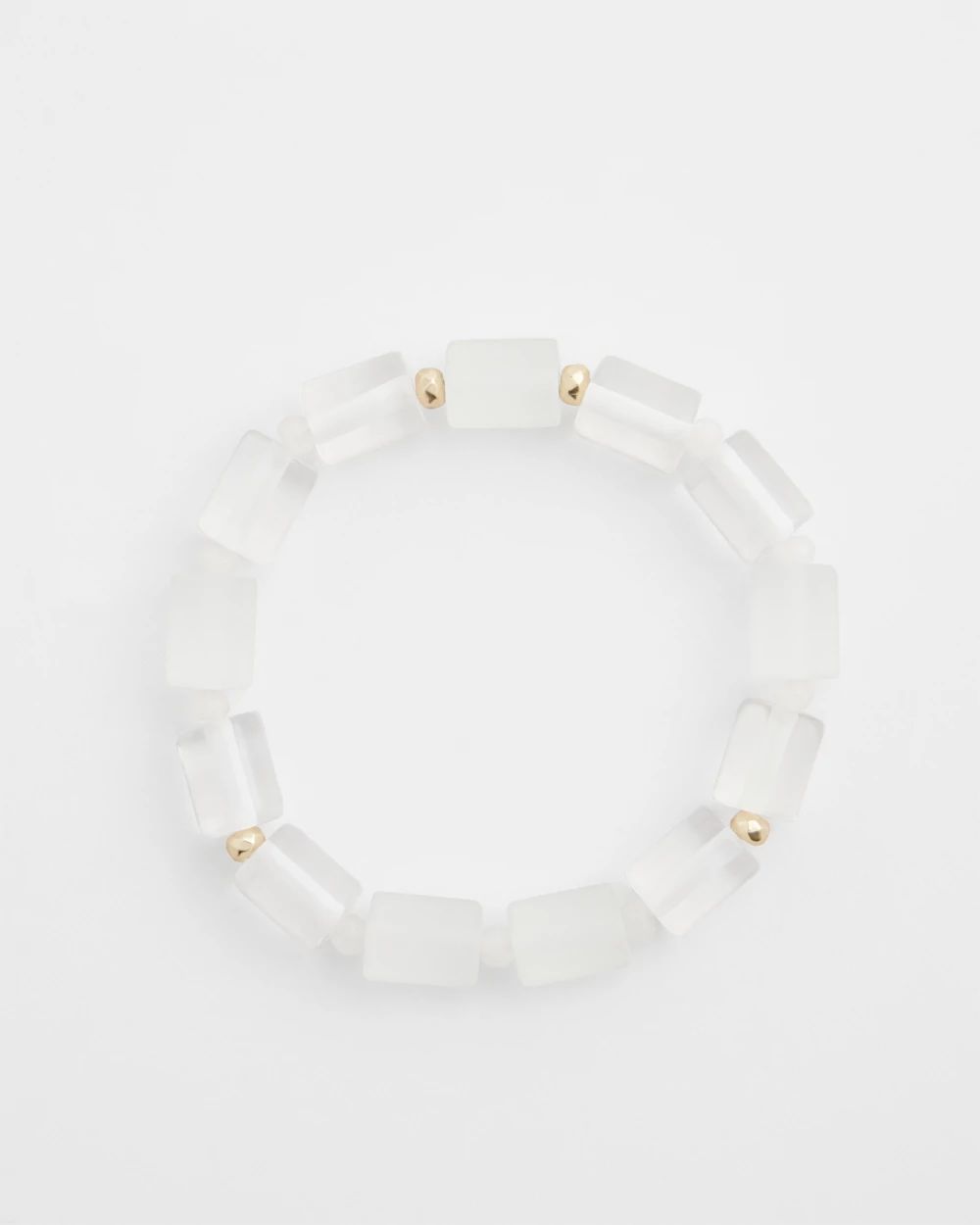 Jade Barrel Stretch Bracelet