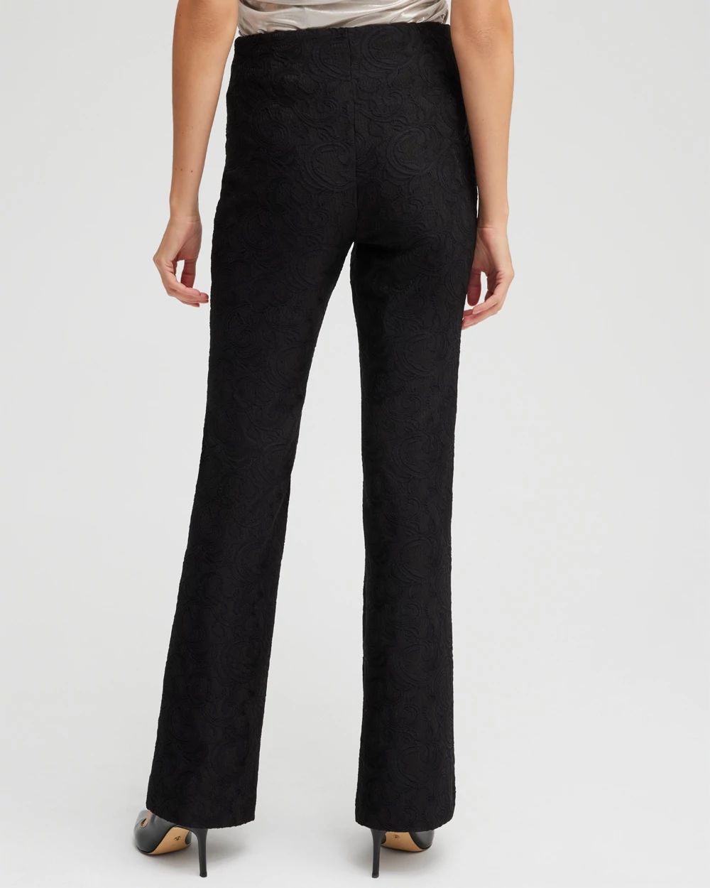 Black Label Lace Wide Leg Pants