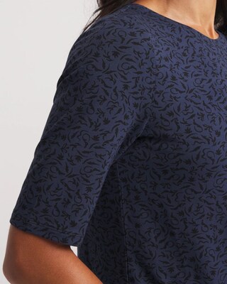 Touch of Cool™ Elbow-Sleeve Perfect Tee click to view larger image.
