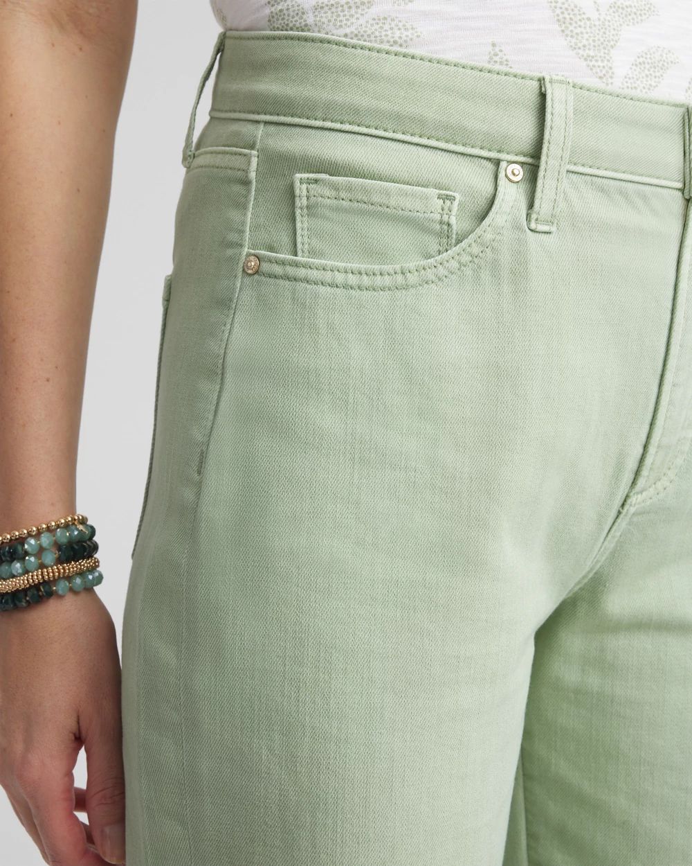 So Slimming® High Rise Wide Leg Jeans
