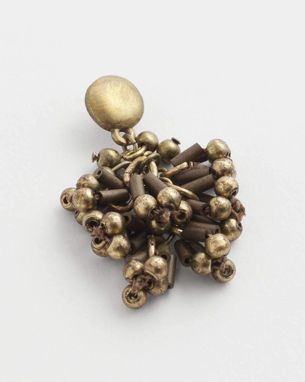 Beaded Cluster Earrings