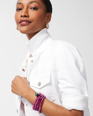 Convertible Pink Stretch Bracelets