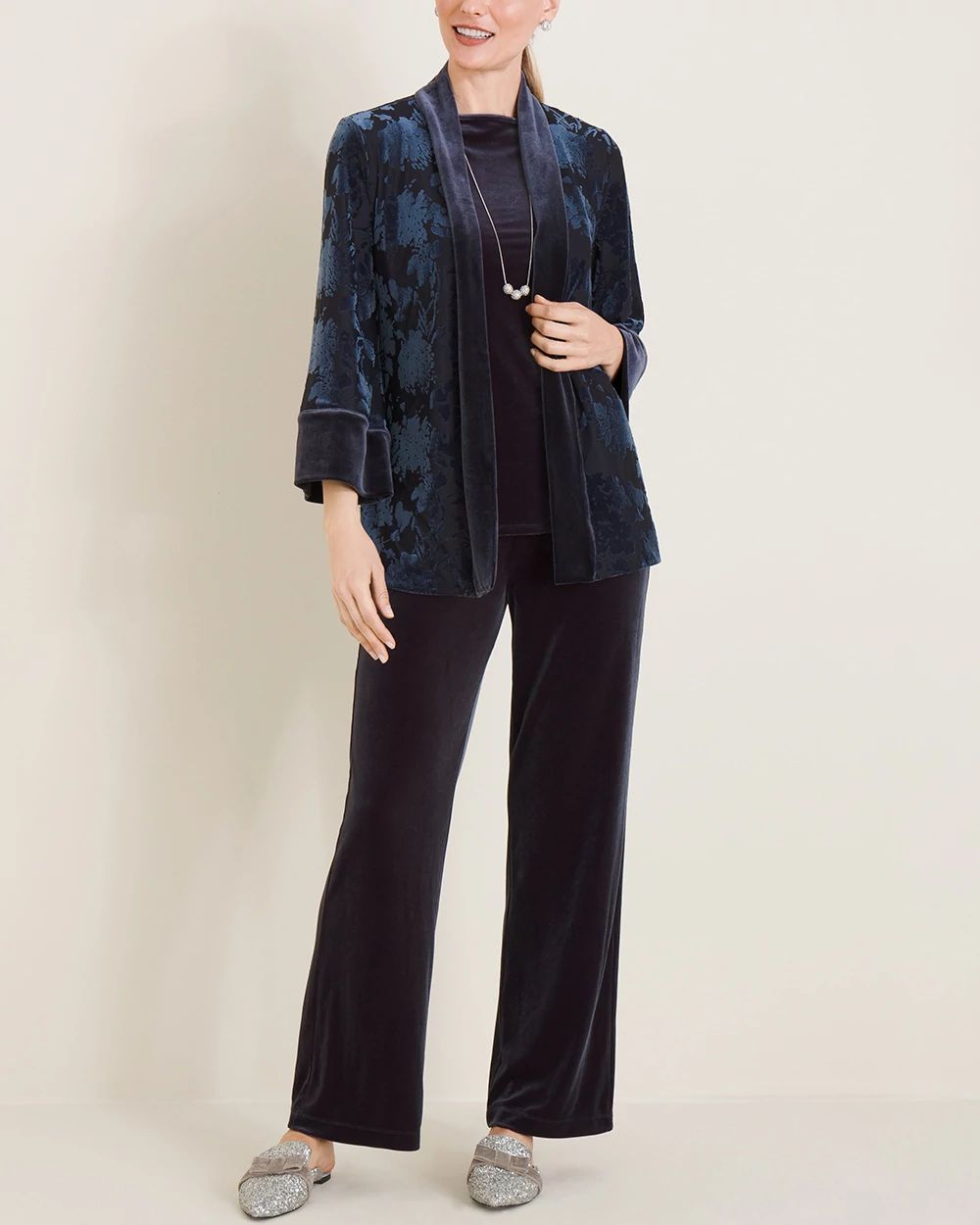 Travelers Collection Velvet No Tummy Pants click to view larger image.