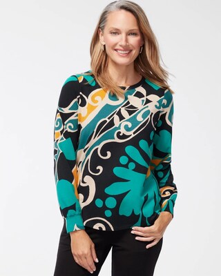 Zenergy French Terry Scrolls Sweatshirt