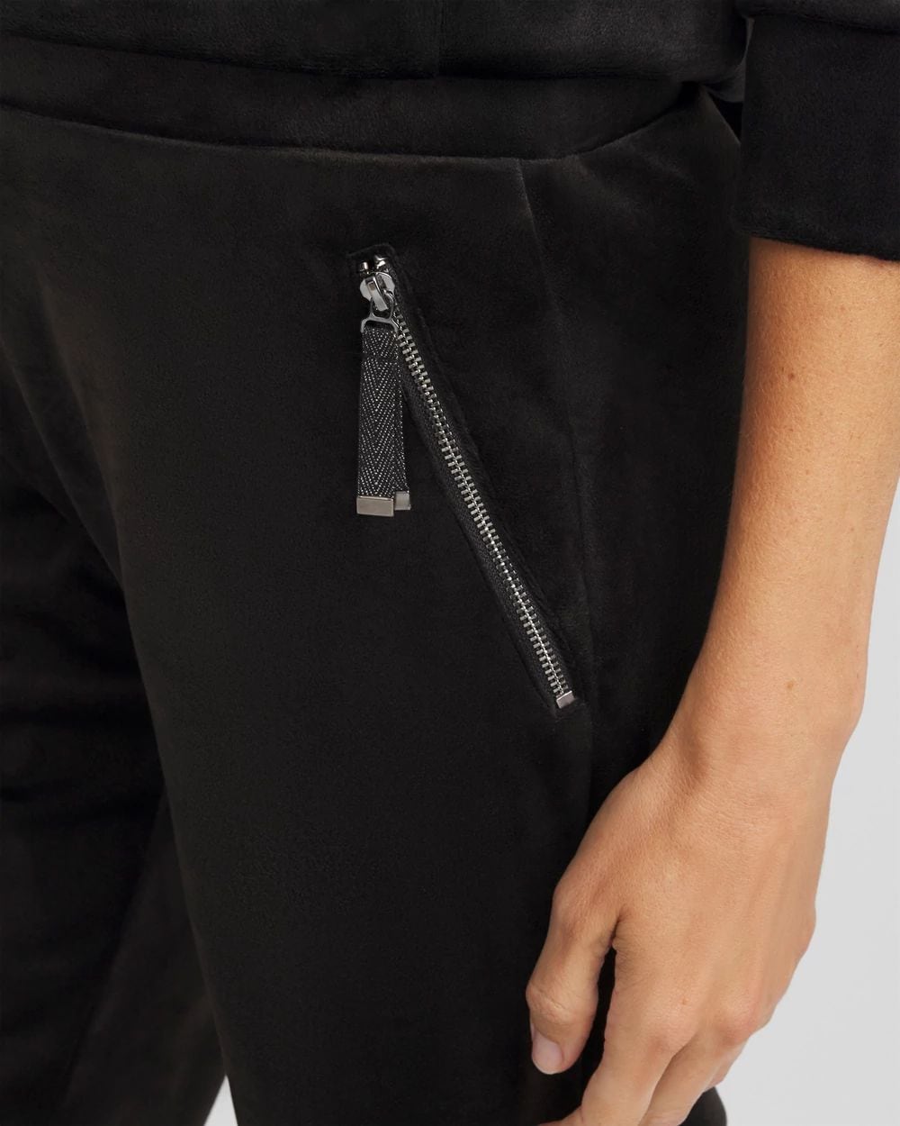 Zenergy® Scuba Velour Tapered Ankle Pants click to view larger image.