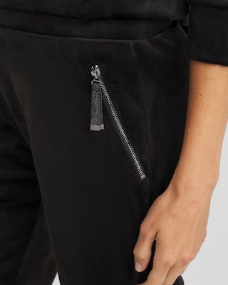 Zenergy® Scuba Velour Tapered Ankle Pants click to view larger image.