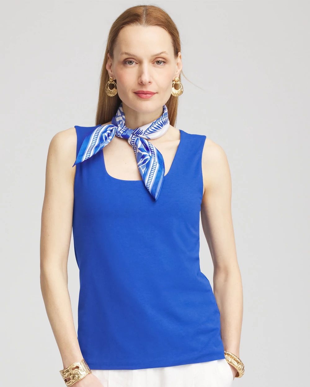 Contour Cotton™ Square Neck Tank