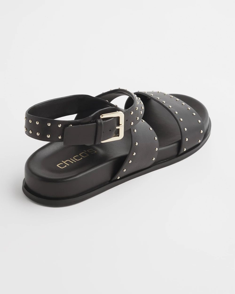 Black Leather Sandals click to view larger image.