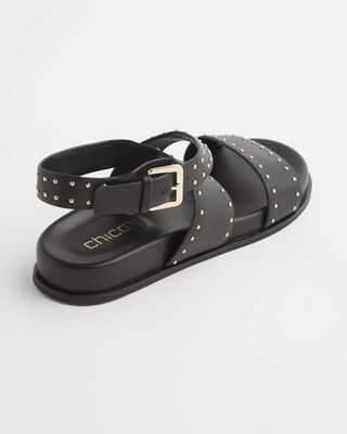 Black Leather Sandals click to view larger image.