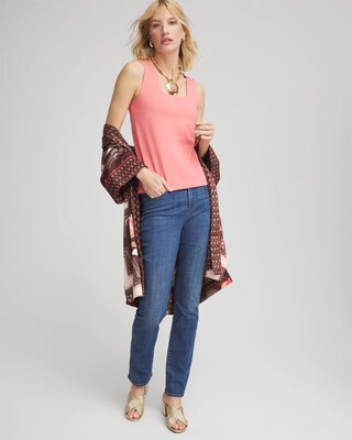 Jersey Knit Square-Neck Tank click to view larger image.