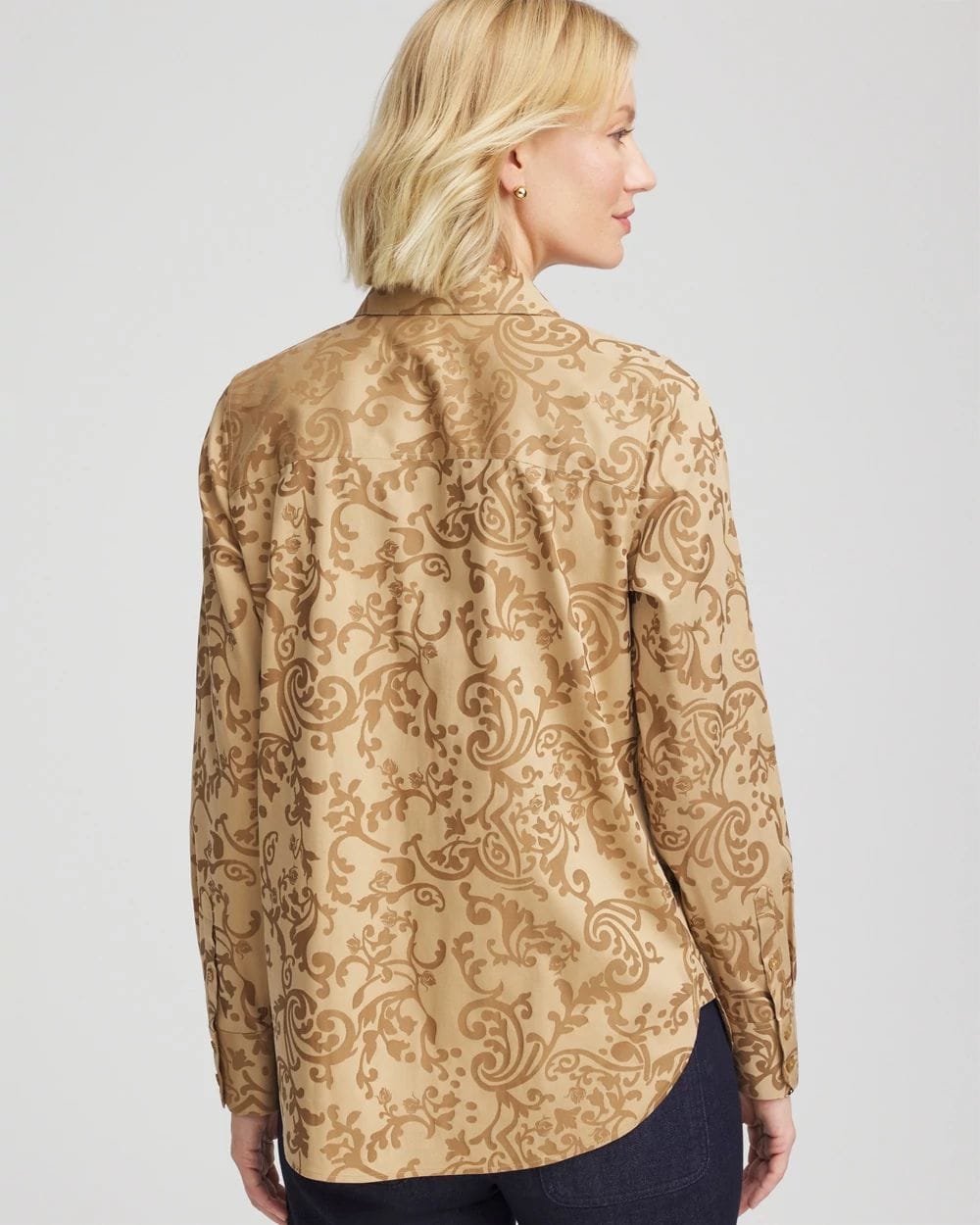 No Iron™ Vinstra Jacquard Shirt