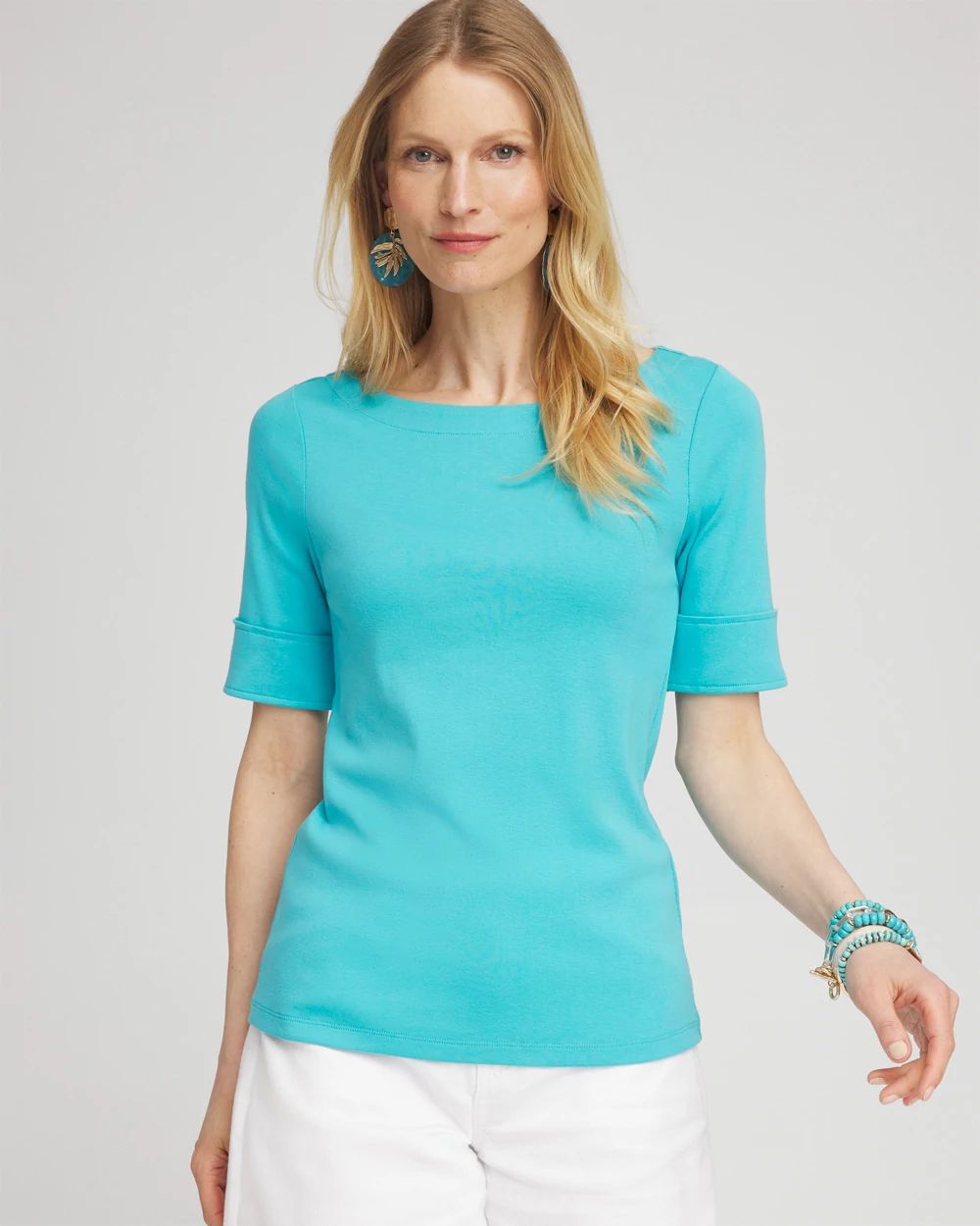 Bateau Neck Tee