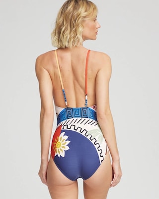 Gottex Positano High-Neck One-Piece Swimsuit click to view larger image.