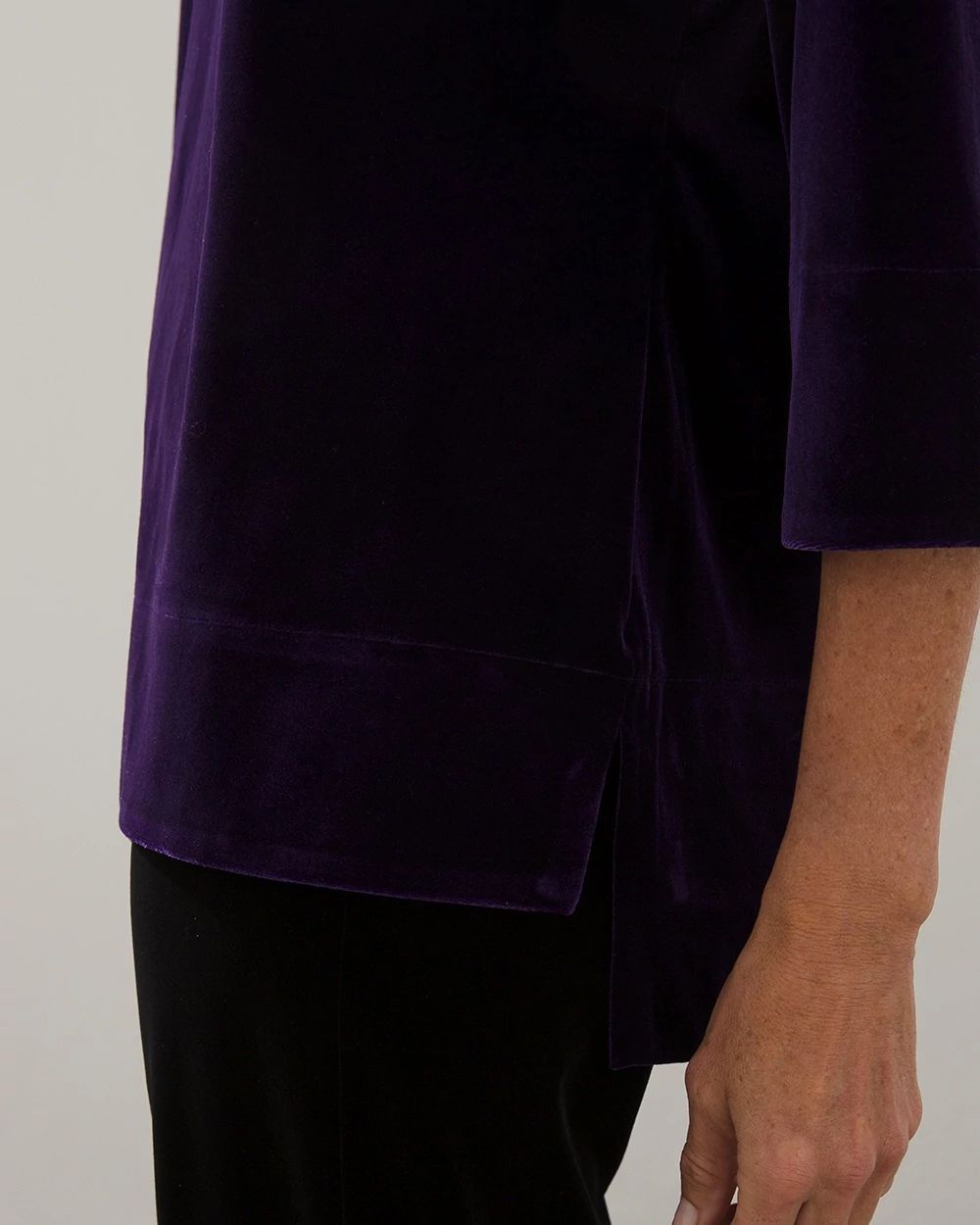 Travelers Collection Velvet Pullover