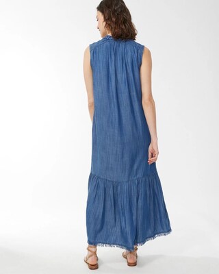 Petite Tencel Modern Peasant Dress