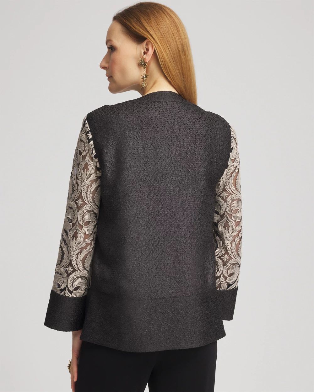 Travelers™ Collection Crushed Lace Jacket