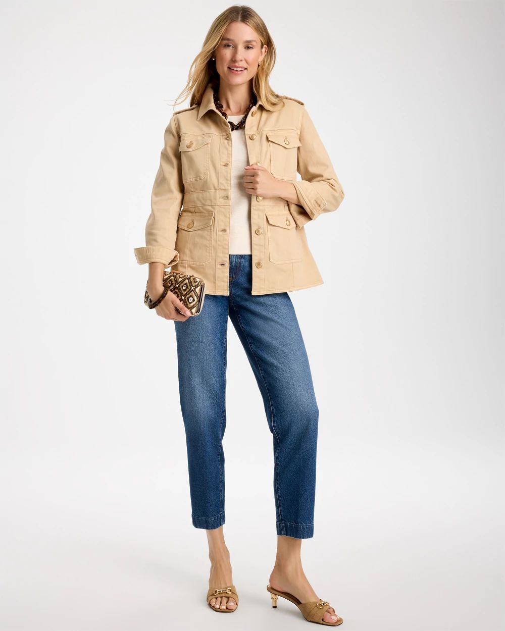 Denim Field Jacket click to view larger image.