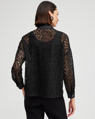 Black Label Button Down Jacket