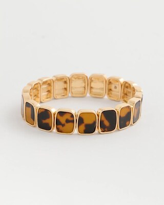 Tortoise Square Stretch Bracelet