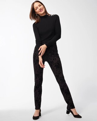 ECOVERO Jeweled Button Sweater