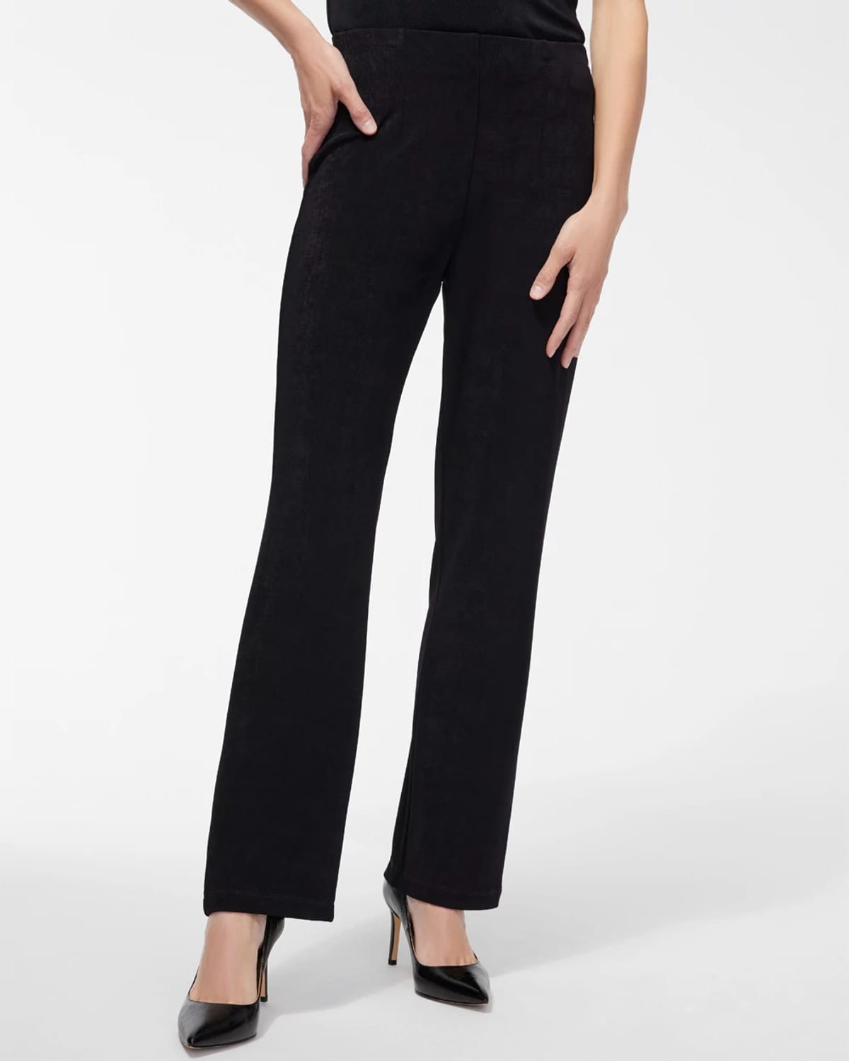 Chico's Travelers Classic Pants In Black Size 20 |  Wrinkle-free Travel Clothing