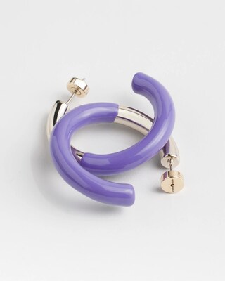 No Droop™ Purple Dipped Hoops