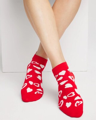 Heart Ankle Sport Socks click to view larger image.