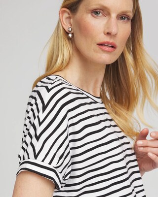 Zenergy® UPF Short Sleeve Stripe Tee
