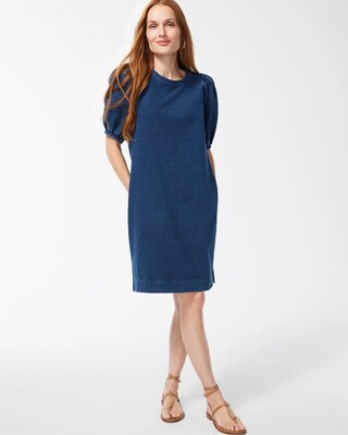 Zenergy French Terry Elbow Sleeve Dress