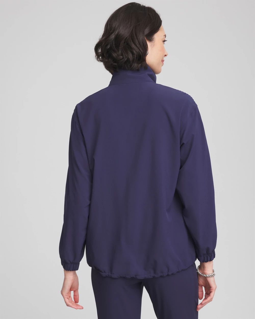 Zenergy® Zip-Front Striped Neema Jacket