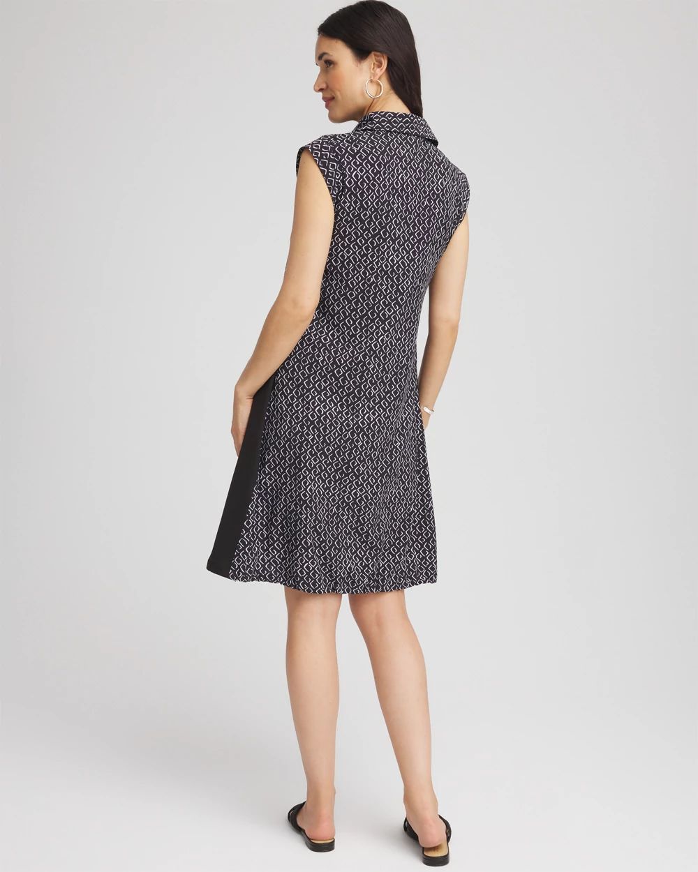 Zenergy® UPF Quick-Dry Printed Bungee Dress
