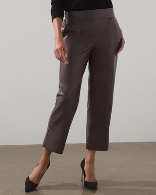 Faux Leather Crops