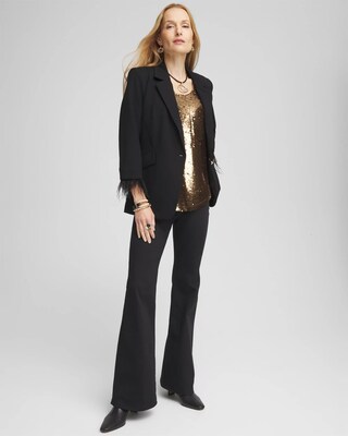 Petite Pull On Flare Jeggings click to view larger image.