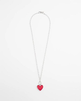 Convertible Paperclip Pendant Necklace click to view larger image.