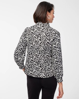 Zenergy French Terry Print Half Zip Pullover