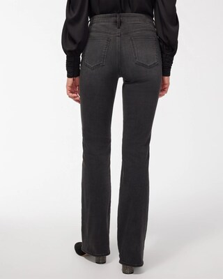 Girlfriend Tonal Embroidered Flare Jeans click to view larger image.