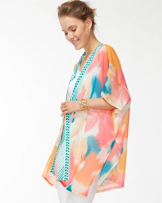 Sheer Mid Length Ruana