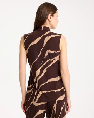 Travelers™ Zebra Knit Wrap Top click to view larger image.