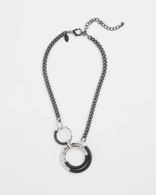 Pavé Detail Pendant Necklace