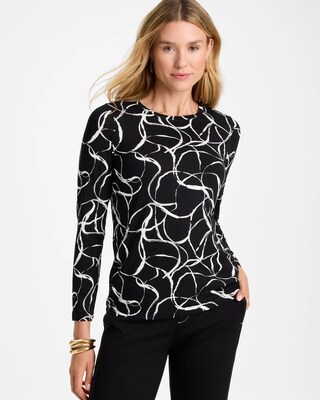Printed Touch of Cool™ Layering Tee